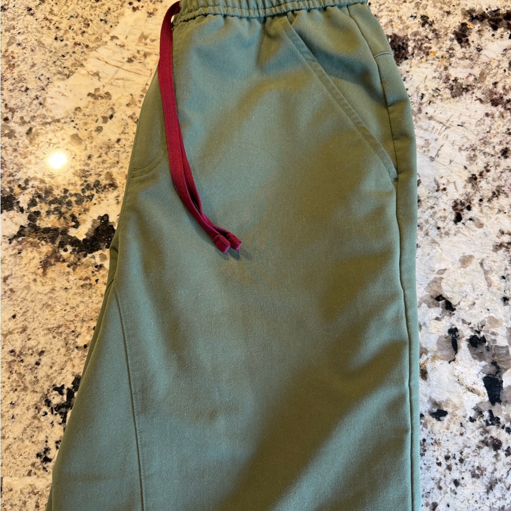 Figs Olive/Army Green Technical Joggers